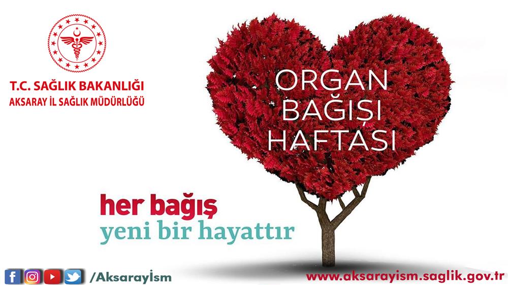 3-9 Kasım Organ ve Doku Bağışı Haftası